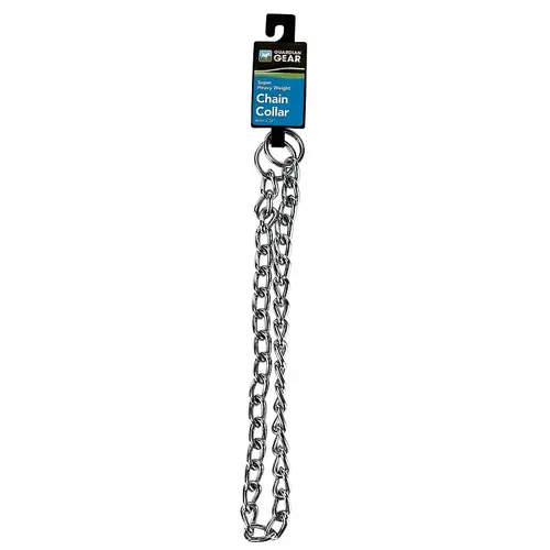 Guardian Gear 24 In. Chrome-Plated Steel Heavy-Weight Dog Choke Chain