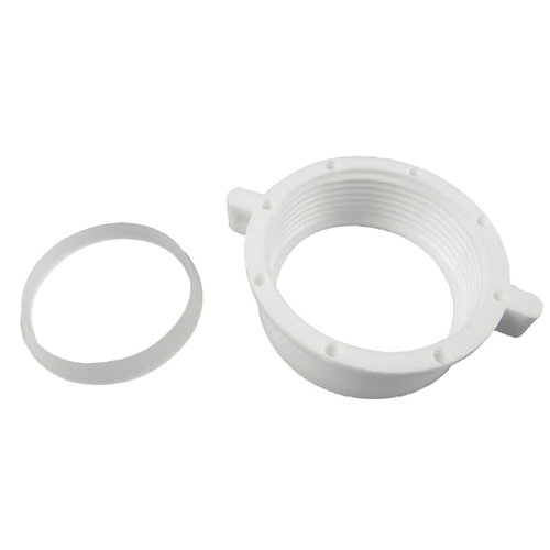 Nut and Washer, Polyethylene White