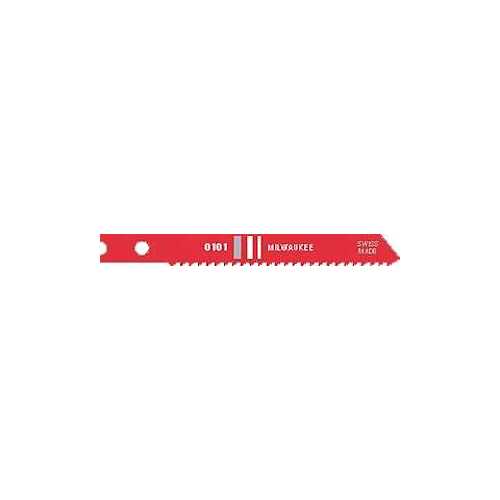 Jig Saw Blade, 9/32 in W, 2-3/4 in L, 24 TPI, High-Speed Steel Cutting Edge - pack of 5