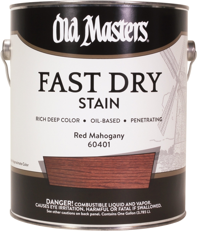 Old Masters 60401-XCP2 Fast Dry Stain, Red Mahogany, Liquid