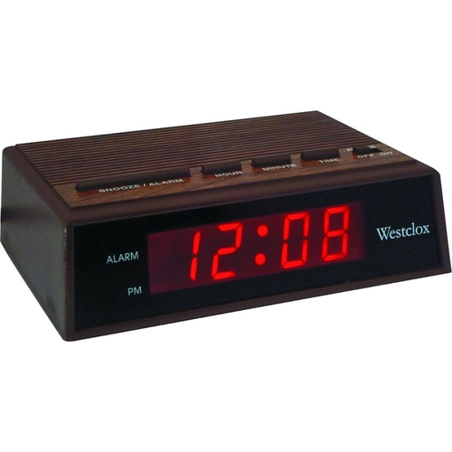 Westclox 22690 Alarm Clock, LED Display