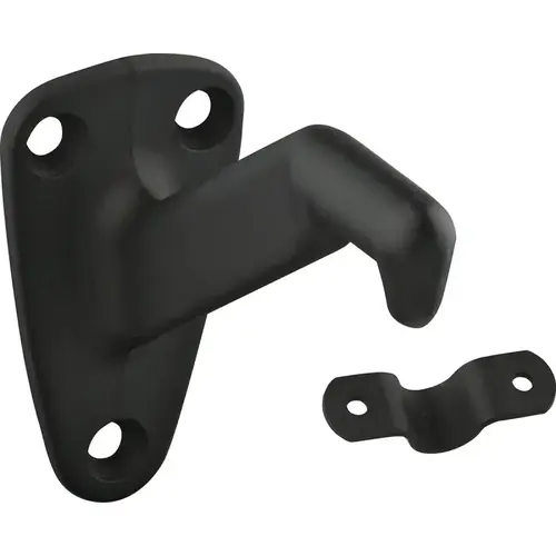 Heavy-Duty Handrail Bracket, 250 lb, Zinc, Oil-Rubbed Bronze