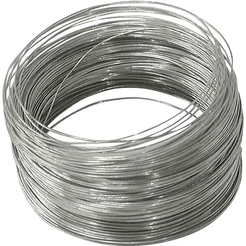 Utility Wire, 100 ft L, 28 Gauge, Galvanized Steel