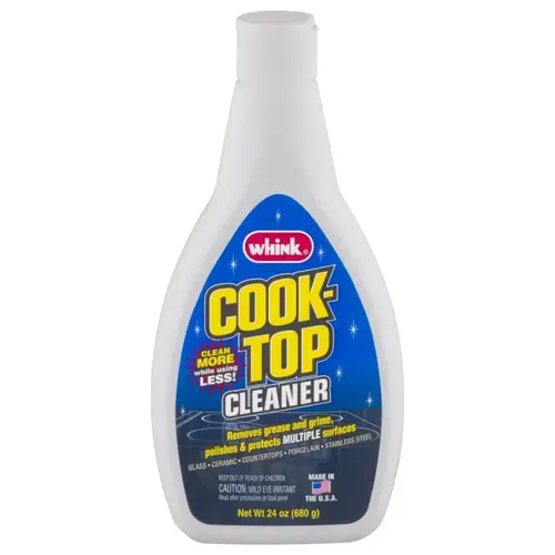 Cooktop Cleaner, 24 oz, Liquid, Citrus, Blue/Green