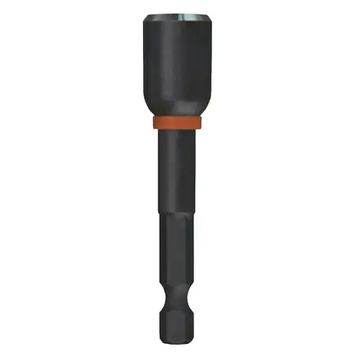 SHOCKWAVE Impact Duty Series Nut Driver, 1/4 in Drive, 2-9/16 in OAL, Secure-Grip Handle, Magnetic