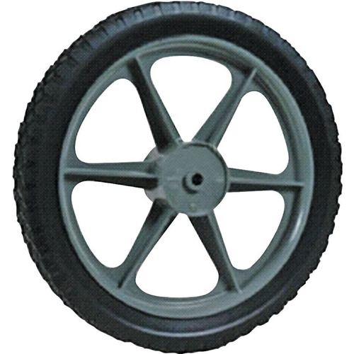 Tread Wheel, Butyl Rubber/Plastic, For: High Wheel Lawn Mowers