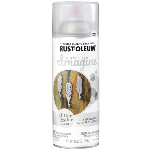 Rust-Oleum Imagine 4-Pack Gloss Sealer Glitter Spray Paint (NET Wt. 10.25-oz ) in Clear | 345707SOS