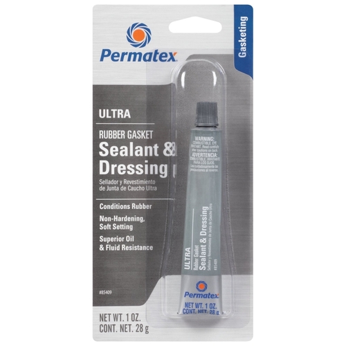 PERMATEX 85409 Gasket Dressing Sealant, 1 oz Tube, Liquid, Alcohol