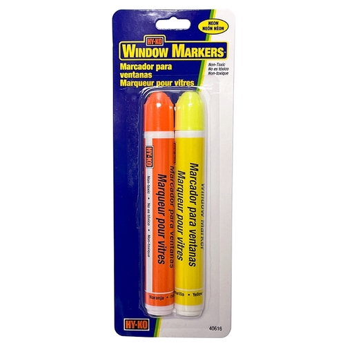 Window Marker, Yellow/Orange Reflector - pack of 2