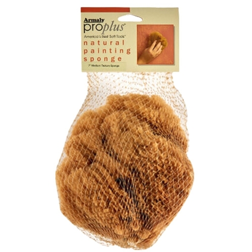 Armaly ProPlus 15217 -4 Textured Painting Sponge, 5 in W, Coarse Natural