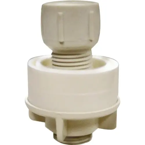 Faucet Shank Extender, PVC, White, For: Thick Counter Surfaces Such as Granite or Marble