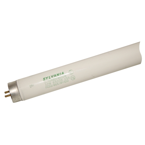 Fluorescent Bulb, 32 W, T8 Lamp, Medium G13 Lamp Base, 2708 Lumens, 6500 K Color Temp, Stark White Light - pack of 30