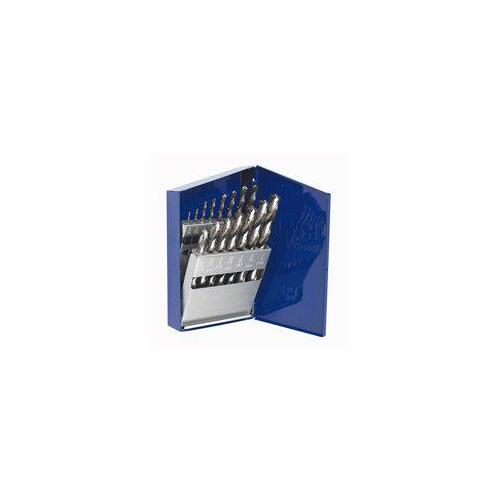 Drill Bit Set, Standard, 15-Piece, M2 Steel, Bright