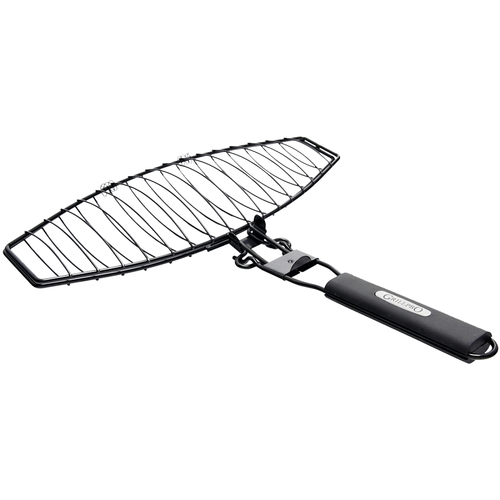 GrillPro 21015 Large Fish Basket, Non-Stick, Chrome