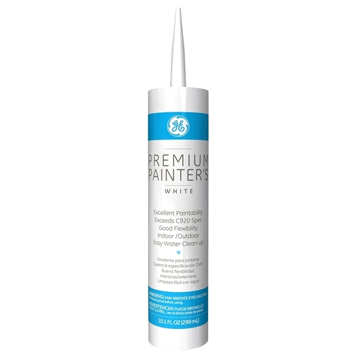 GE 2733581 5091 Painter's Sealant, White, 24 hr Curing, 40 to 100 deg F, 10.1 oz Cartrid