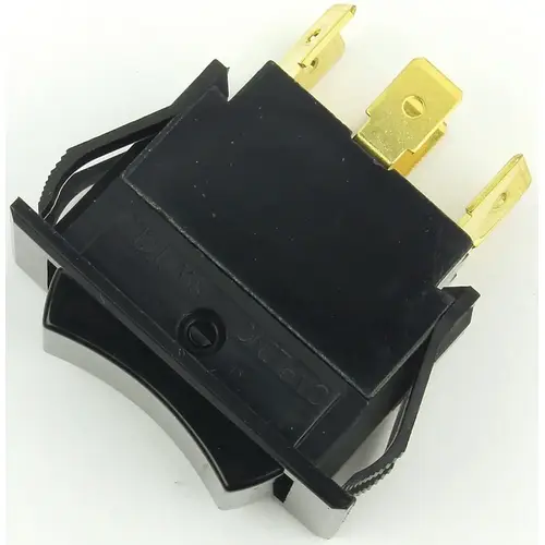 Rocker Switch, 10/15 A, 125/250 V, DPDT, Tab Terminal