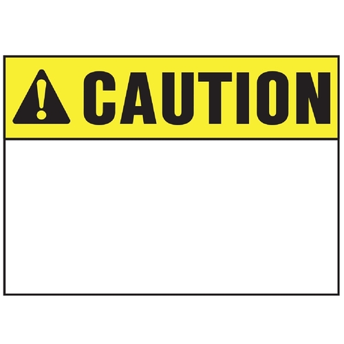 SIGN SAFETY CAUTION 10INX14IN - pack of 5
