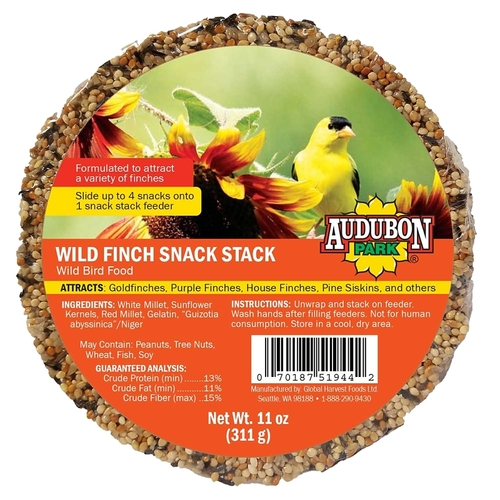 Wild Bird Food, Snack Stack, 11 oz