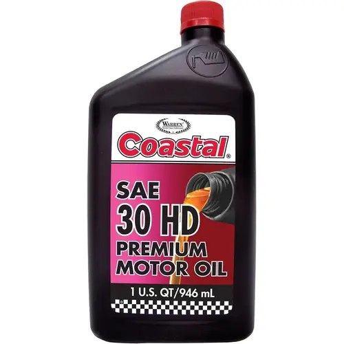 Motor Oil, 30WT, 1 qt Amber