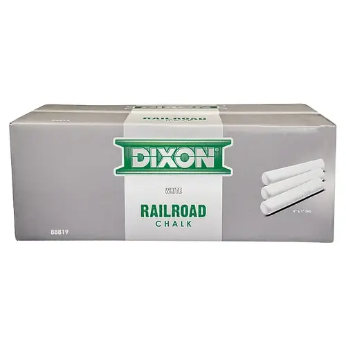 DIXON TICONDEROGA 88819-XCP72 CHALK RAILROAD TAPERED 4X1IN - pack of 72