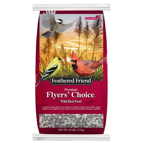 Flyers' Choice Series 14163 Wild Bird Food, Premium, 16 lb Bag
