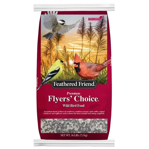 Flyers' Choice Series 14163 Wild Bird Food, Premium, 16 lb Bag