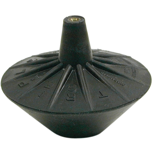 Toilet Tank Ball, Rubber, Black, For: Old-Style Case Kohler Closets