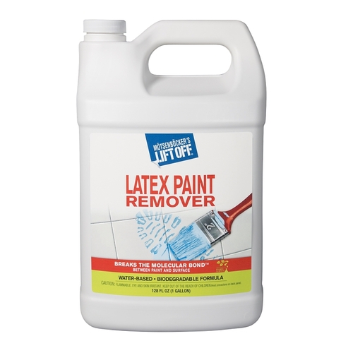 Latex Paint Remover, Liquid, Mild, 1 gal, Bottle - pack of 4
