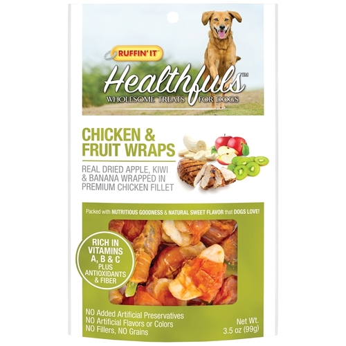 Ruffin It 08302 Wholesome Dog Treat, 3.5 oz