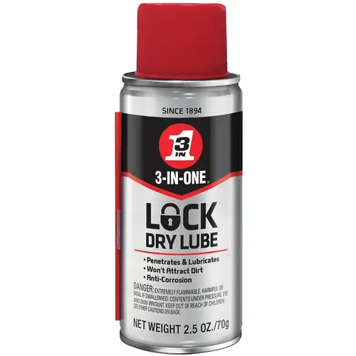 3-IN-ONE 120074-XCP24 Lubricant, 2.5 oz Aerosol Can, Liquid - pack of 24