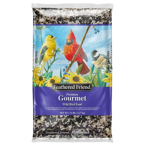 Feathered Friend 14408 14165 Gourmet Wild Bird Food, Premium, 5 lb Bag