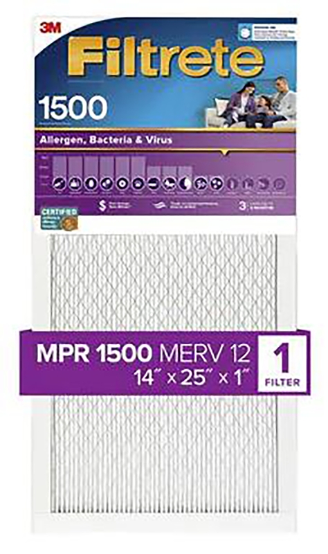 Filtrete 2004-4 FILTER AIR 1500MPR 14X25X1IN