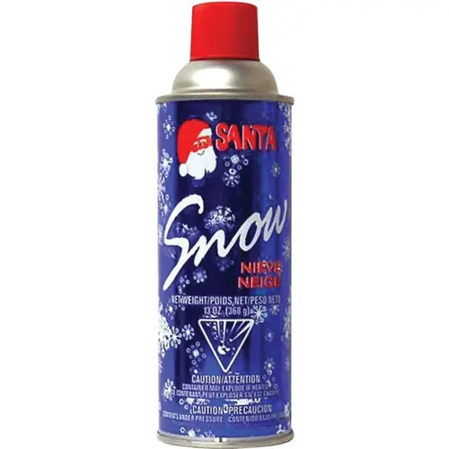 Christmas Specialty Decoration, Spray Snow, Water Base Mixture, White