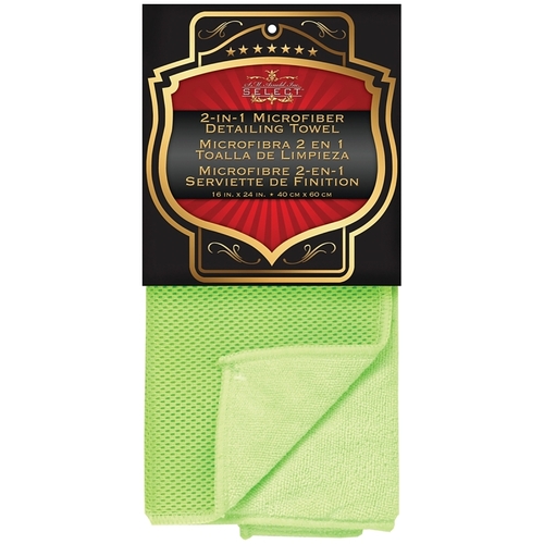 Mesh Towel, Microfiber Cloth, Green