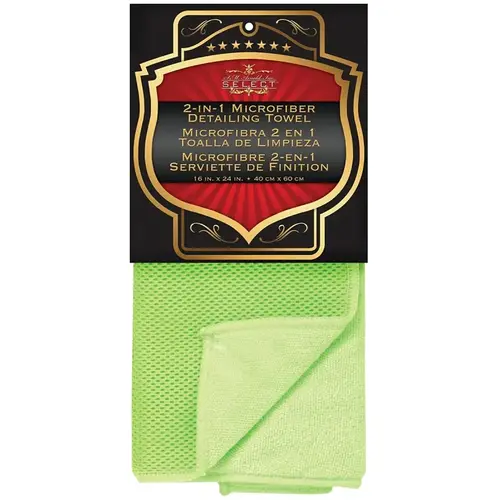 Mesh Towel, Microfiber Cloth, Green