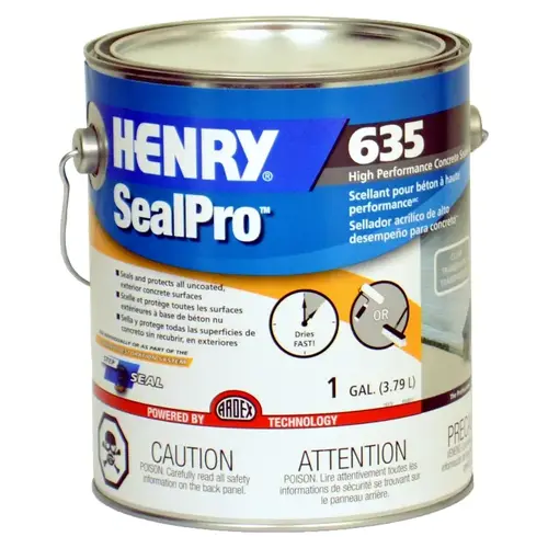 635 SealPro Concrete Sealant, Liquid, Clear