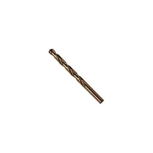 Jobber Drill Bit, 11/32 in Dia, 4-3/4 in OAL, Spiral Flute, 1-Flute, 11/32 in Dia Shank Gold Oxide