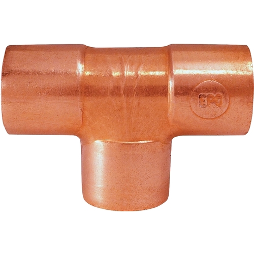 111 Series Pipe Tee, 1-1/4 in, Sweat, Copper