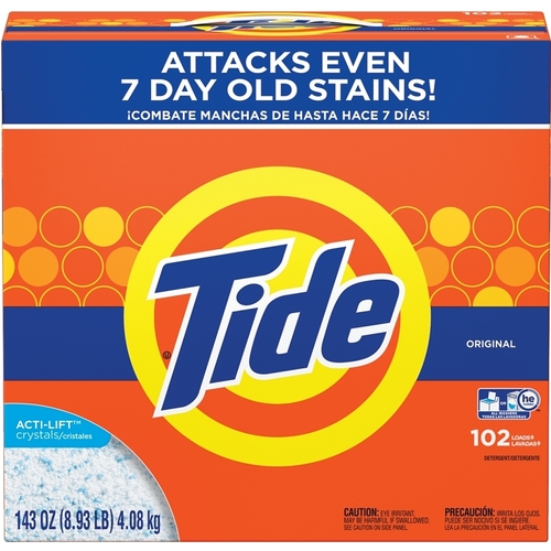TIDE 85006-XCP2 Laundry Detergent, 8 lb Box, Powder, Original - pack of 2