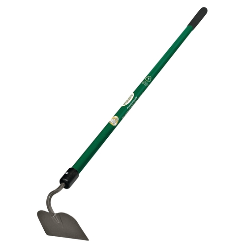 Garden Hoes, 6 in W Blade, Steel Blade, Stamped Blade, Fiberglass Handle, 58-1/4 in OAL