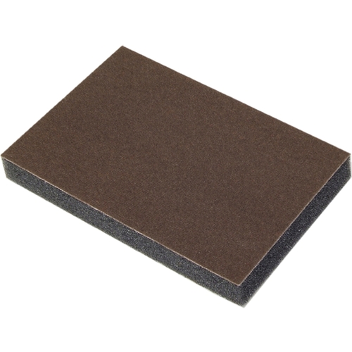 Sanding Sponge, 4 in L, 3 in W, 60 Grit, Coarse