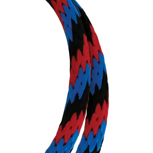 Rope, 5/8 in Dia, 140 ft L, 325 lb Working Load, Polypropylene, Red/Blue