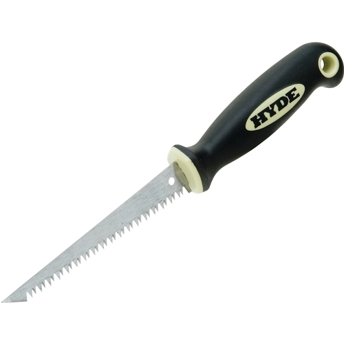 MAXXGRIP PRO Series Jab Saw, 6 in L Blade, 1 in W Blade, HCS Blade, Overmolded Handle, Redwood Handle