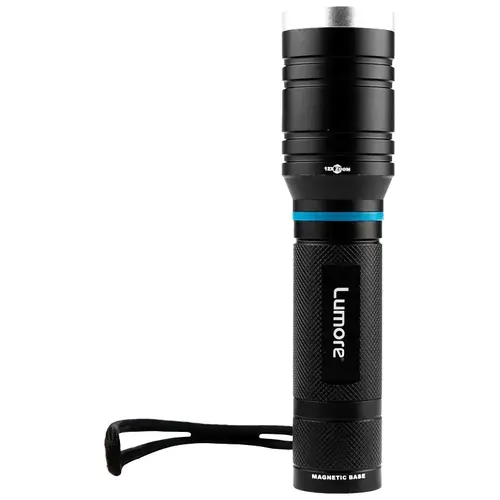 Nebo 6882 LUMORE Sliding Flashlight and Work Light, 2-Lamp, LED Lamp, 300, 200 Lumens, Black