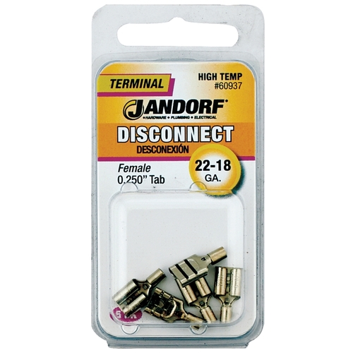 Disconnect Terminal, 22 to 18 AWG Wire