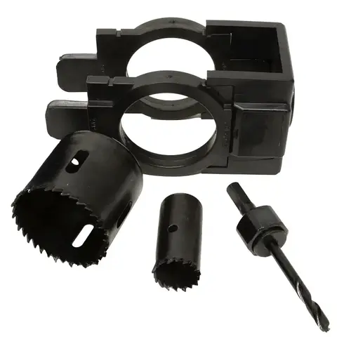 Lock Install Kit with EZ Guide Template, HCS, Black