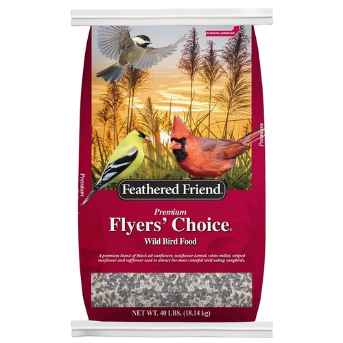 Flyers' Choice Series 14164 Wild Bird Food, Premium, 40 lb Bag