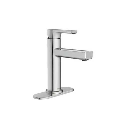 Rinza 1-Handle Lever Centerset Bathroom Faucet, Chrome