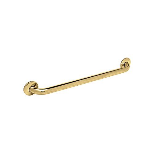 Polished Brass 24" Grab Bar