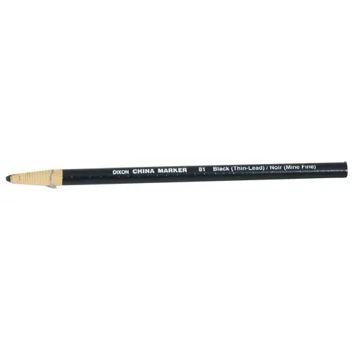 China Marker, Black, 7 in L